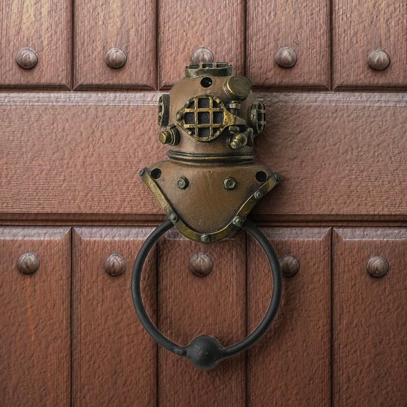 Pacific Giftware Nautical Marine Steampunk Submarine Diving Helmet Door Knocker