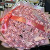 Eternal roses - Color: Pink/white, Roses: 50