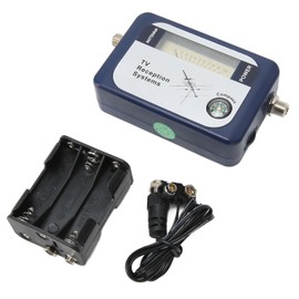 Digital Satellite Finder Backlight 170‑860MHz TV Antenna Satellite Signal Finder Meter with Compass
