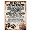 Shawprint Limited MY DOG'S BEDTIME PRAYER RETRO STYLE METAL TIN