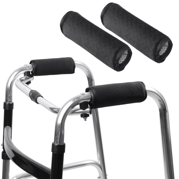 Walker Grips (2 Pack), Soft Padded Hand Covers, Non-Slip Comfortable