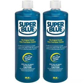 GLB Super Blue Super Concentrated Water Clarifier 8 oz 71201 (2 Pack)