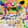 JOYIN 80 Packs Pre-Filled Easter Eggs with Toys and Stickers,