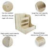 Amonk Wood Guinea Pig Hay Feeder for Cage 7x7x8in Including
