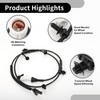 Partuto ABS Wheel Speed Sensor No. DT4Z2C205AB/9T4Z2C205B/DT4Z2C205A Front Left Suitable