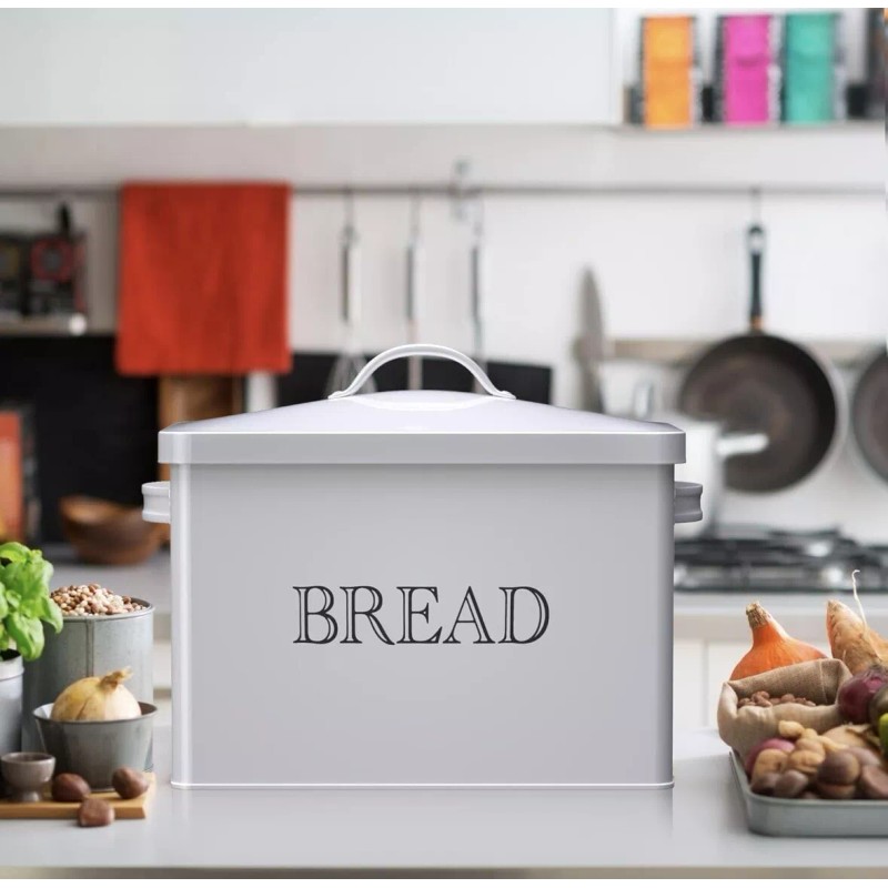 Klarstein Bread Box - Countertop Space-Saving, Extra Large, High Capacity