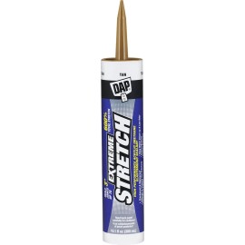 FixtureDisplays 10.1oz Tan Extreme Stretch Acrylic Urethane Premium Elastomeric Sealant 12/pk
