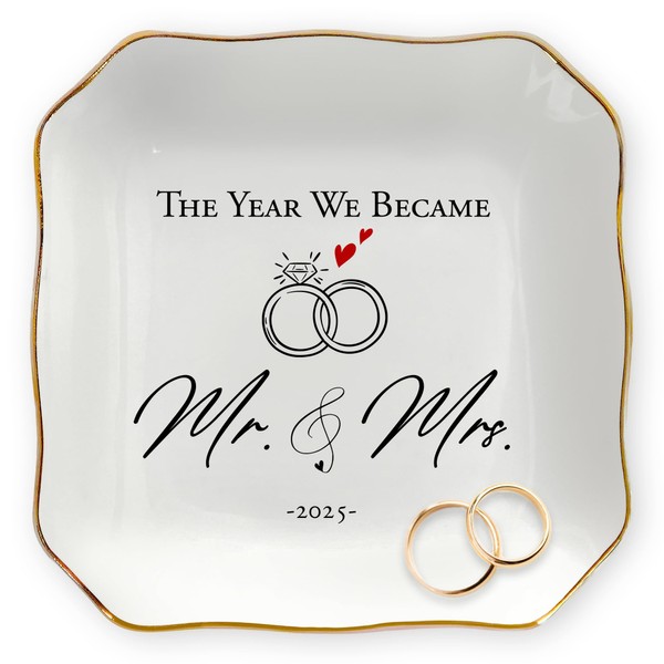 OASSIE Wedding Gifts for Couple - Mr & Mrs 4"x4"