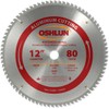 Oshlun SBNF-120080 12-Inch 80 Tooth TCG Saw Blade with 1-Inch