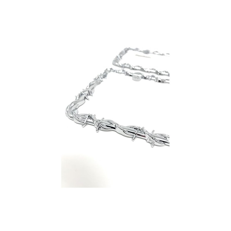 Universal Barbed Wire Design Plastic License Plate Frames, Set of