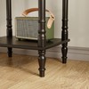 WOODTIME Vintage Nightstand with Storage Drawer and Open Shelf, Carved