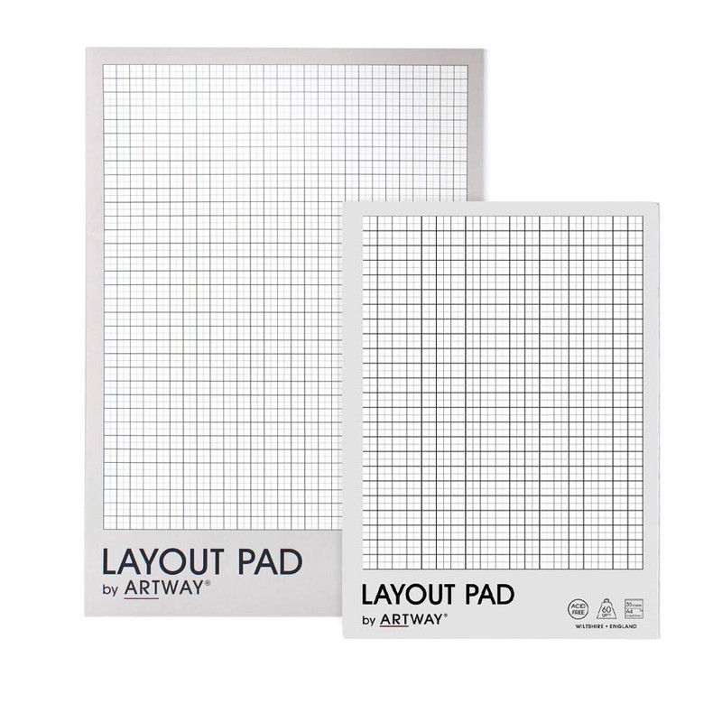 Artway - Grid Sketch Pad - 60gsm - 35 Sheets