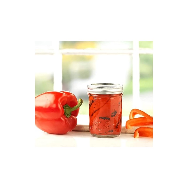 Ball Regular Mouth Glass Mason Jars with Lids and Bands,