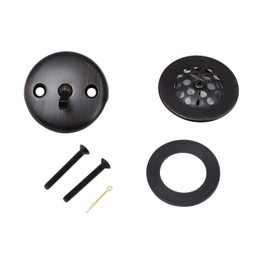 Artiwell Trip Lever Tub Trim Kit Set With Trip Lever Overflow Face Plate, Trip Lever Bathtub Drain with Strainer, Overflow and Matching Screws (OIL RUBBED BRONZE)