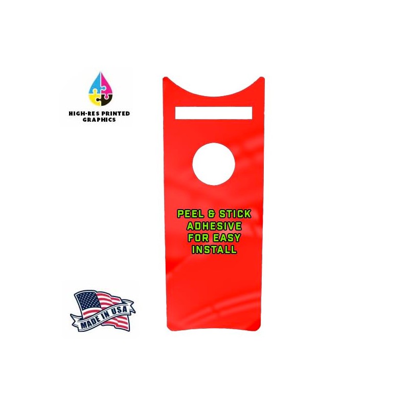 TrickToppers Custom Graphic Gloss Black Fuel Tank Dash Panel Instrument