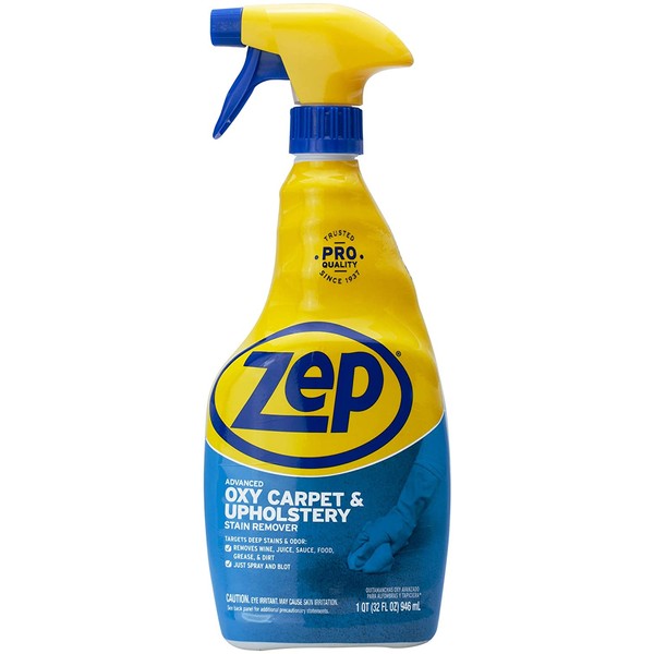 Zep ZUOXSR32 Advanced Oxy Carpet and Upholstery Stain Remover 32 Fl Oz, Pack of 1