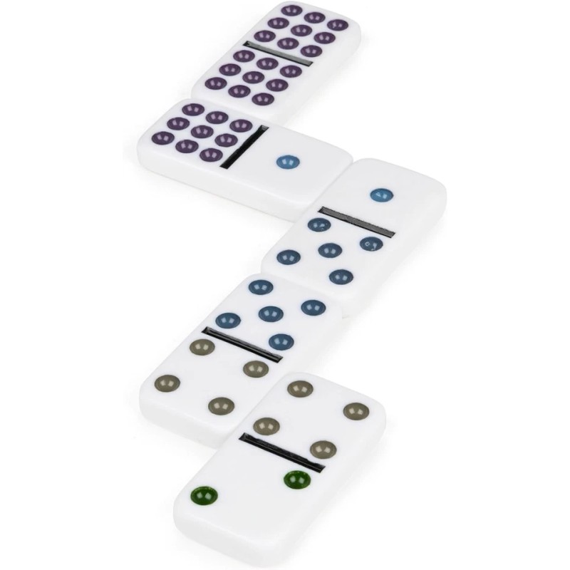 Cardinal Classics Double Nine Dominoes Set in Storage Tin |