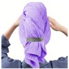 Microfiber Hair Towel Wrap – Extra-Large Quick-Dry Hair Turban with