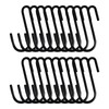 Aninako S Shape Hooks, Stainless Steel, 20 Pieces, Load Capacity