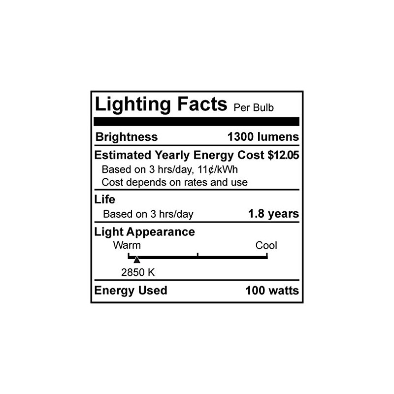 BULBRITE Q100FREDT 120V (614102) 100W 120V E26,E27 / MEDIUM SCREW