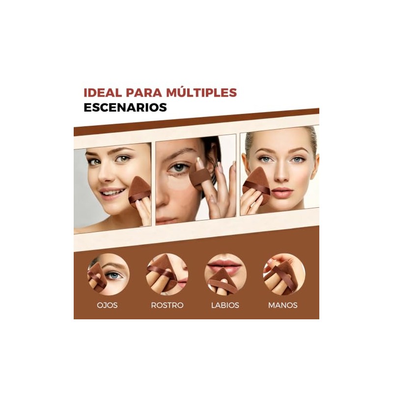 Lumbor37 Set de Brochas para Maquillaje 43 Piezas, Kit Profesional