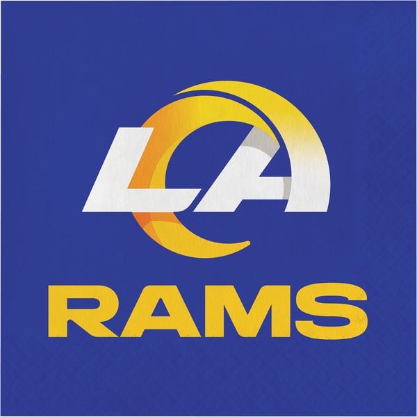 Trendware Los Angeles Rams Napkins, 48 ct