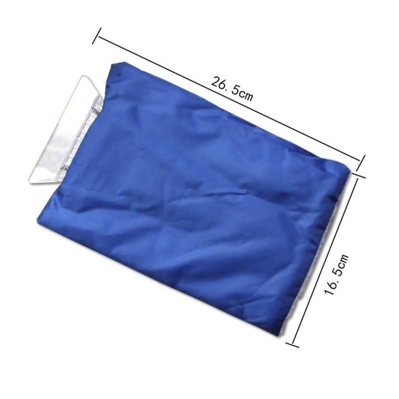 GLEAVI 3pcs Car Snow Scraper with Glove Ice Scraper Mitt