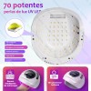 Buruna Lámpara De Uñas 300w/70led Secadora Uñas,lámpara Uv Uñas
