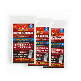 Kawashima Seisakusho Full Protective Pack Case (Large) Size, Full Protective Sleeve, Trading Card Unopened Pack (2 Pieces x 3 Sets)