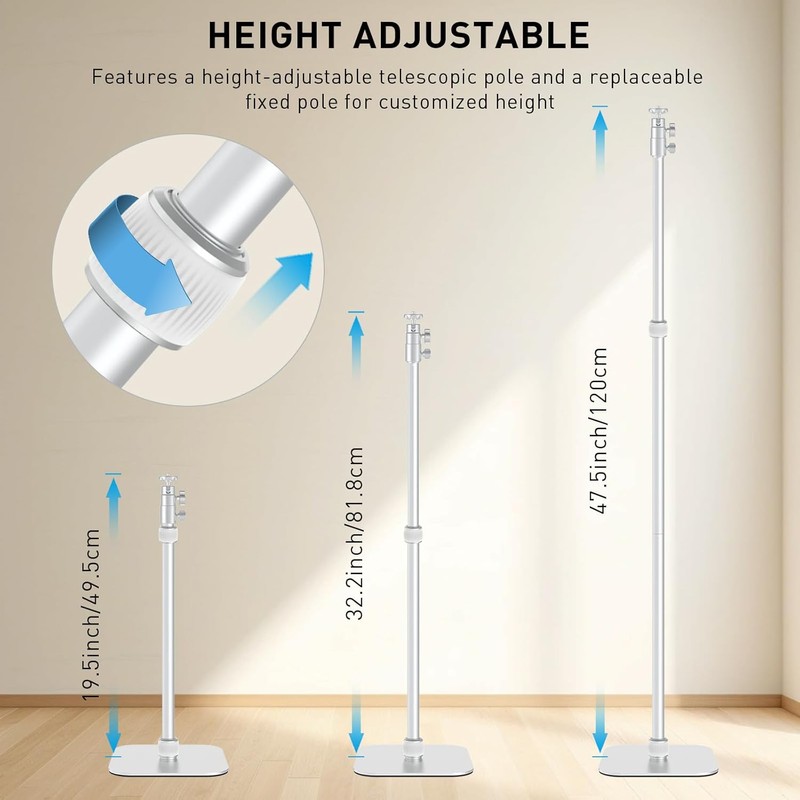 Ailight Ultra-Stable Projector Stand (19.5"-47.5") – Heavy Duty Floor &