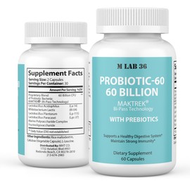 プロバイオティクス 600億 60カプセル プレバイオティクス 配合 乳酸菌 サプリメント 20 Strains
