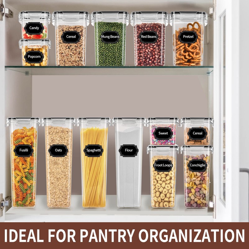 PRAKI Airtight Food Storage Containers Set with Lids - 24