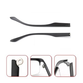 QYAJS Glasses Frame Replacement Temple Arm 8mm Eyeglasses Repair Replacement Temple Eyewear TR 90 Frame Arms Screws and 3-in-1 Screwdriver