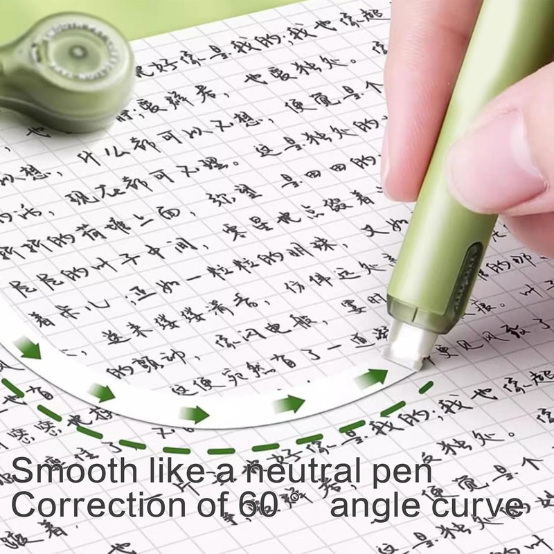 Correction Tape Roller 6mx5mm Refillable White Out Correction Tape for
