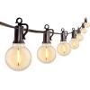 Brightown Outdoor String Lights 25 Feet G40 Globe LED Patio
