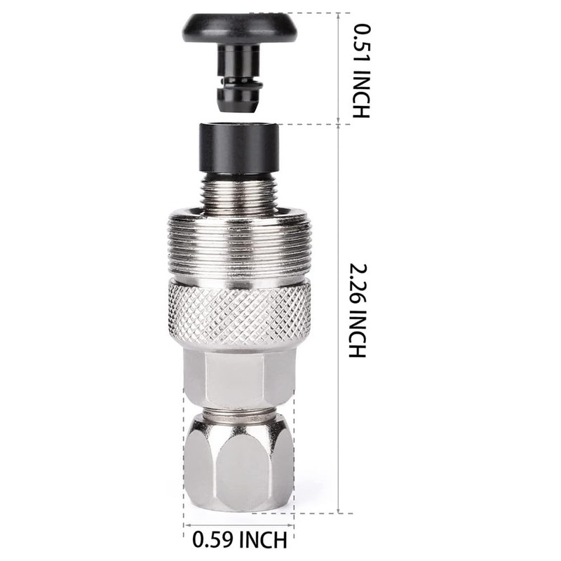 cyclists Bicycle Crank Puller for Square Thread Crankset or ISIS