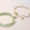 72ore Jade Bracelets for Women Beaded Bamboo Green Charm Bracelet