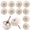 Set of 12 Ceramic Knobs Decorative Knobs for Home Kitchen