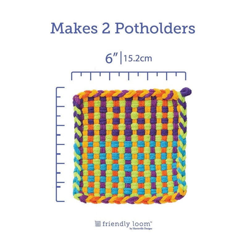 Harrisville Designs Harrisville Designs Friendly Loom | 7" Traditional Potholder