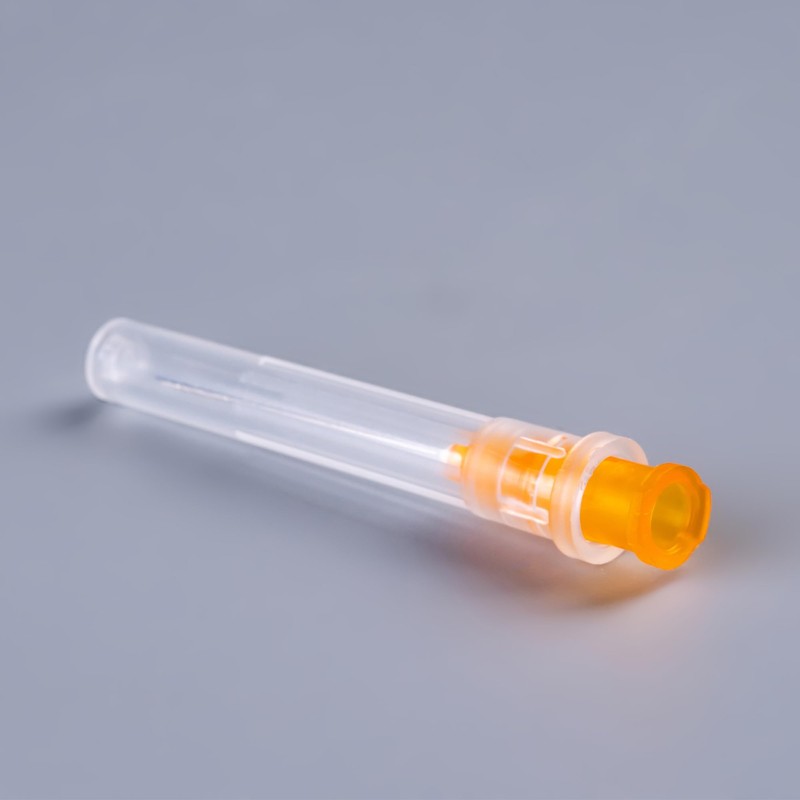 100 Pack 25 Gauge 1/2 inch Disposable Needles with Caps