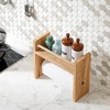 Furpinea Portable Wooden Kitchen Spice Rack with Paper Towel Holder