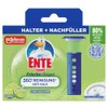 WC-Ente Frische-Siegel Starter-Set (inkl. 1 Nachf√ºller), k√∂rbchenloser WC-Reiniger, Limone Duft,