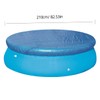 Totority Round Pool Cover Durable Dustproof Cover for Inflatable Frame