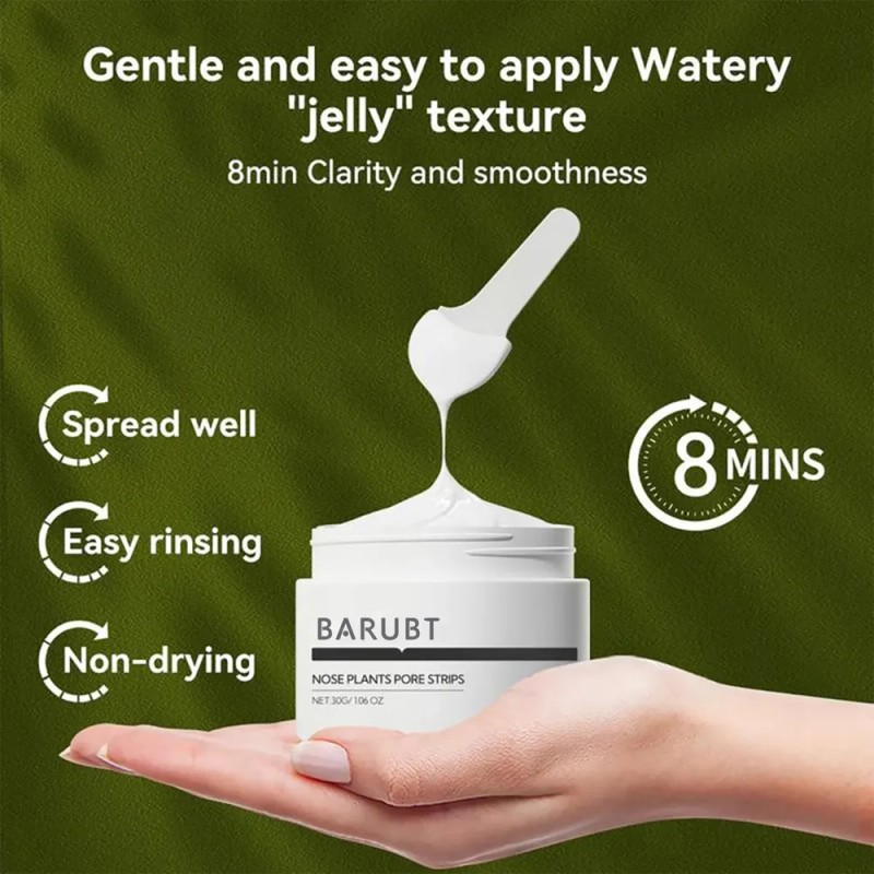 Mascarilla Facial Exfoliante, Mascarilla Limpiadora De Barro