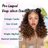 Gowit Pre Looped Deep Wave Crochet Hair 12 Inch 7