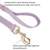 YUDOTE Dog Collar and Lead Set Large,Soft Non-Irritant Corduroy Collar