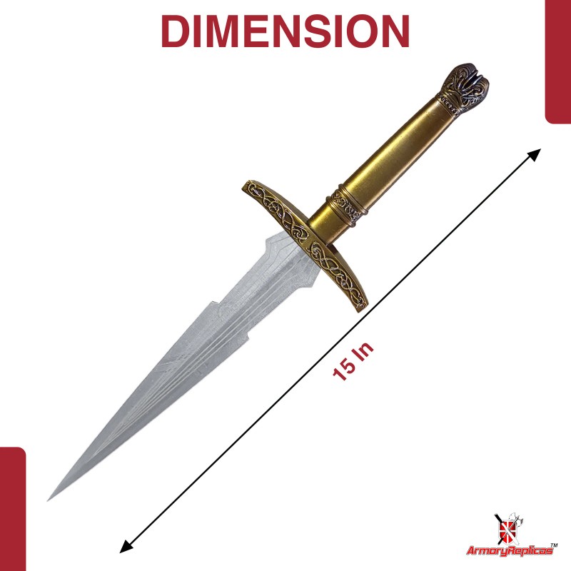 Armory replicas Loki Inspired Dagger with Sheath – Stainless Steel