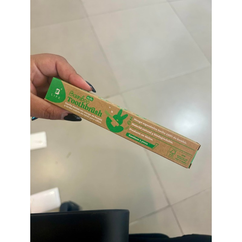 B Life Cepillos de Dientes de Bambú para Niños con