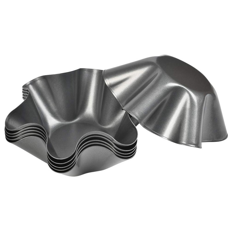 FOCCTS 6 Pack Taco Salad Shell Mold, Non-Stick Taco Bowl