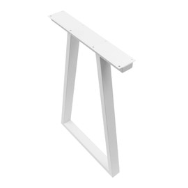 Iron Coffee Table Bench Desk Legs 28" Metal Table Legs Set of 2 Furniture Legs Bench Desk Legs White for Table Desk Office Table Legs